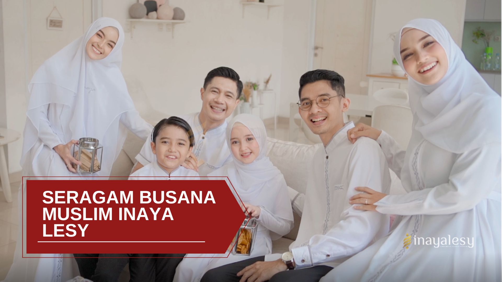 Seragam busana muslim Inaya Lesy Premium 2023