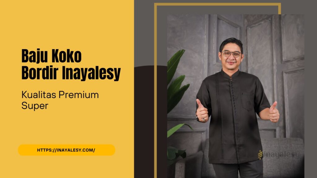 Baju koko bordir Inayalesy Premium (1)