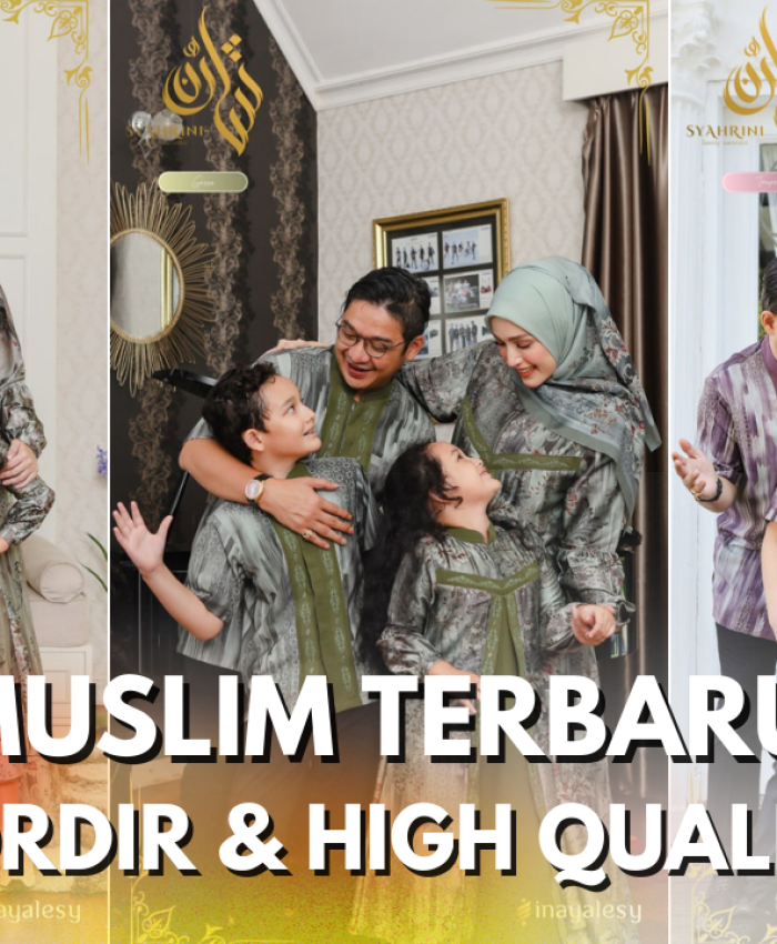 Model Baju Muslim Wanita Terbaru 2023 Bordir & High Quality